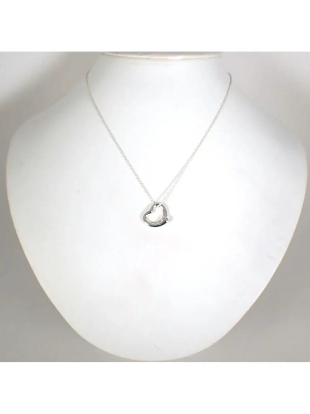 Tiffany & Co 925 Open Heart Pendant